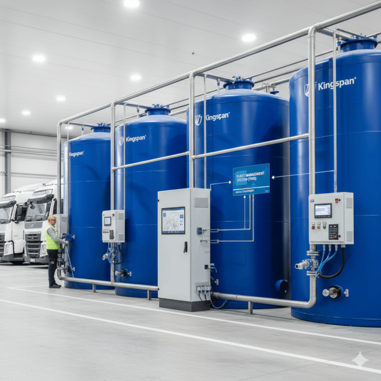 Jak działa system zarządzania flotą (TMS) w zbiornikach na AdBlue?