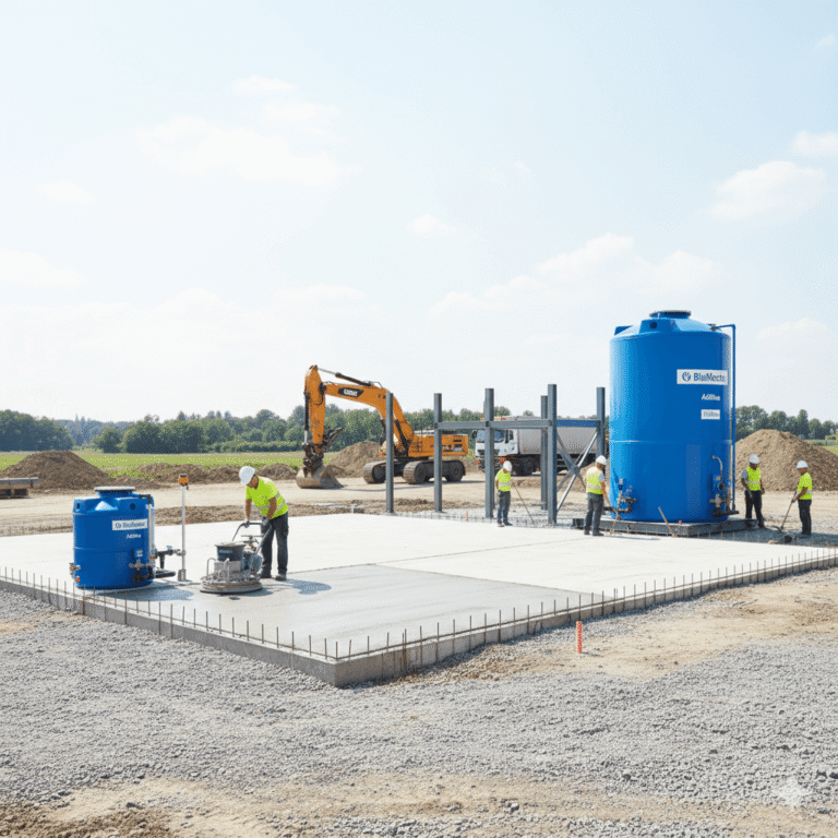 Jak przygotować podłoże pod duży zbiornik na AdBlue?