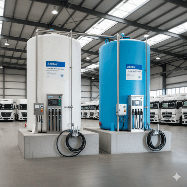Zbiornik dwupłaszczowy vs jednopłaszczowy – co wybrać do AdBlue?